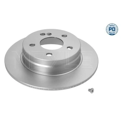Imagen de MEYLE 015 523 0031/PD Disco de freno Eje trasero 278 9 5 112 macizo revestido láminas zinc con tornillos PD Quality