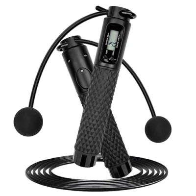 Imagen de Gvolatee Cuerda Saltar, Comba de Adultos Fitness Mujer Hombre Skipping Rope, Profesional Ajustable Niña Combas, Sin Pular Niños Jump Rope Con Contador, boxeo, Fitness, Entrenamiento