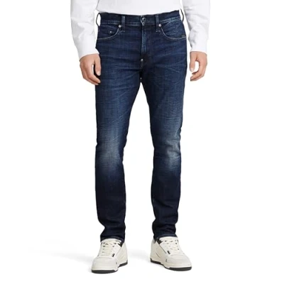 Imagen de G STAR Para Hombre Jeans Revend FWD Skinny, Gris (Worn in Galaxy Blue D20071 C051 G750), 30W / 32L