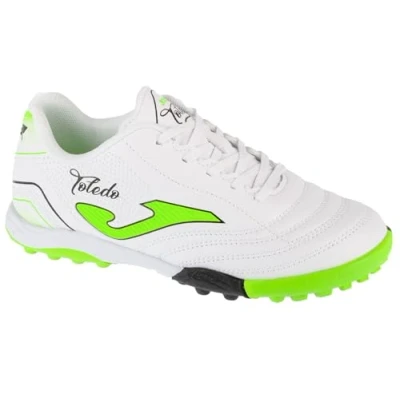 Imagen de Joma Toledo JR Unisex Botas de fútbol multitacos para niños, Talla: 31, White Zapatos