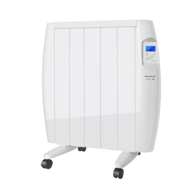 Imagen de Taurus Emisor Térmico WIFI Malbork Connect 900W 3 Modos + Temperatura Ajustable Ruedas Soporte Radiador Eléctrico APP Alexa Google Home Apto Baños IP24 Pantalla LCD 10m2 58x53.5x8