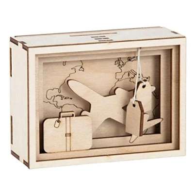 Imagen de Rayher 3D Caja Regalo Madera Journey,FSCMixCr, Natural, 11,5x8,5x5cm