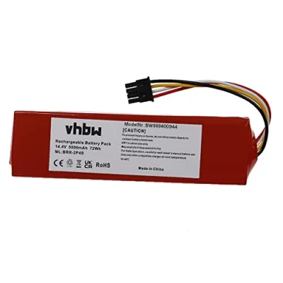 Imagen de vhbw Batería Compatible con Xiaomi Mijia SDJQR02RR Robot Limpieza (5000 mAh, 14,4 V, Li Ion)