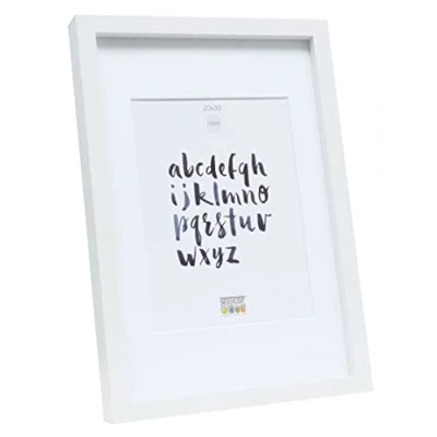 Imagen de Deknudt Frames S40AK1 P1 20.0X30.0 Marco de Fotos (Madera, 32,4 x 22,4 2,96 cm), Color Blanco