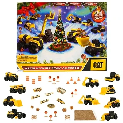 Imagen de CatToysOfficial, CAT Little Machines Calendario de Adviento, juguetes para niños a partir 3 años