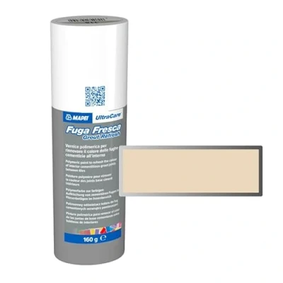 Imagen de Mapei Ultracare FUGA FRESCA 132 BEIGE 2000 pintura polimérica para renovar el color de las juntas cementizas. Envase 160 g.