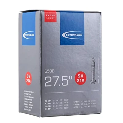 Imagen de SCHWALBE 27.5&quot; Sv21a Extra Light Camera d&#039;aria, Unisex Adulto, Nero, 70 cm