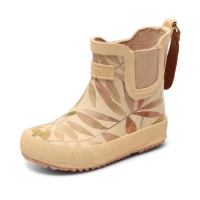 Imagen de Bisgaard Goma Para Bebé, Botas de lluvia Unisex niños, Beige (Beige Leaves), 30 EU