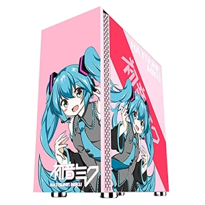Imagen de Cajas De Computadoras, Caja Juegos PC La Torre Media ATX/M ATX/ITX Puerto Vidrio USB 3.0 Front I/O Panel Lateral Templado Sistema Administración Cables