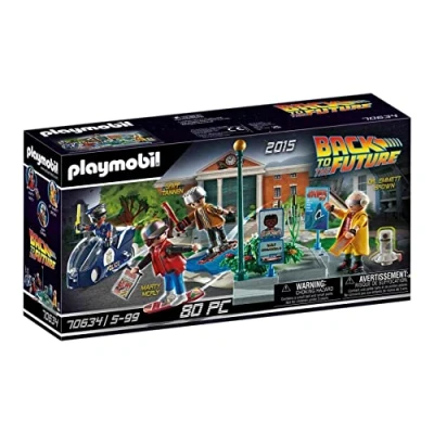 Imagen de PLAYMOBIL 70634 Back to The Future Persecución en monopatín Parte II, A Partir de 5 años, Multicolor