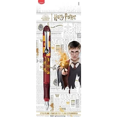 Imagen de Maped Harry Potter Pluma estilográfica con punta iridio Escritura regular Comodidad soft grip triangular