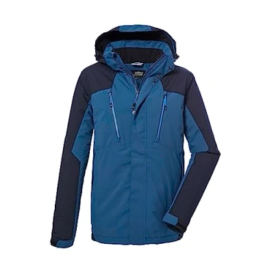Imagen de killtec Hombre Chaqueta funcional/chaqueta de exterior con capucha desmontable KOW 25 MN JCKT, dark blue, M, 39708 000