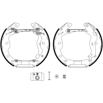 Imagen de TEXTAR Shoe Kit Pro 84067500 frenos, disco de tambor con cilindro freno rueda, accionador SUZUKI: SX4 I Berlina, Hatchback