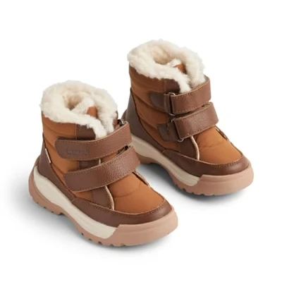 Imagen de Wheat Millas TEX Botas para la nieve niños, Talla: 34, Cognac Zapatos