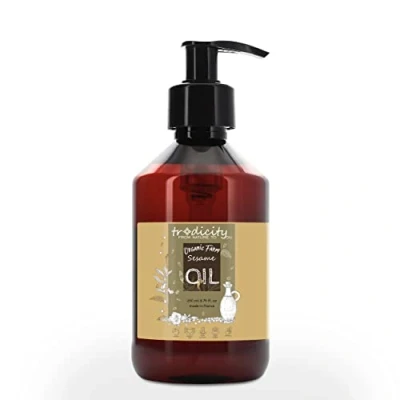 Imagen de Aceite de Sésamo Vegetal (Ajonjoli) BIO Premium 100% Puro, Natural y Prensado en Frio. Certificado Ecologico Masaje Ayurveda Equilibrio dosha 250 ml