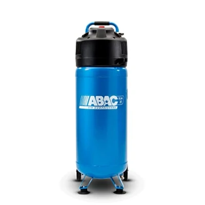 Imagen de Compresor de aire vertical ABAC EASE AIR 50V, sin aceite, Presión máxima 10 bar, Potencia 2 hp, Depósito 50 litros, Nivel sonoro 97 dB (A)