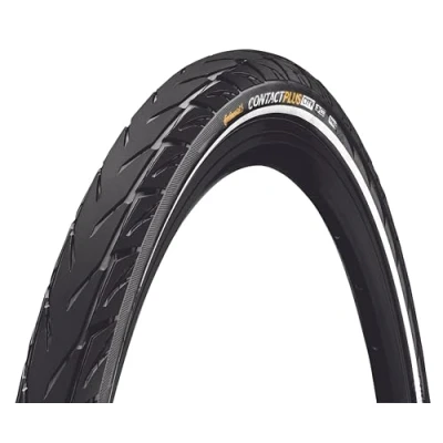 Imagen de CONTINENTAL Contact Plus City Reflex Neumáticos para Bicicleta, Unisex Adulto, Negro, 37 622 (28x1 5/8x1 3/8&#039;&#039;)