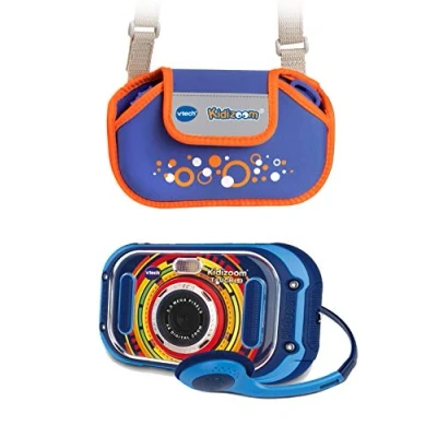 Imagen de Vtech KidiZoom Touch 5.0 80 163594 Cámara Infantil (Incluye Bolsa de Transporte), Color Azul