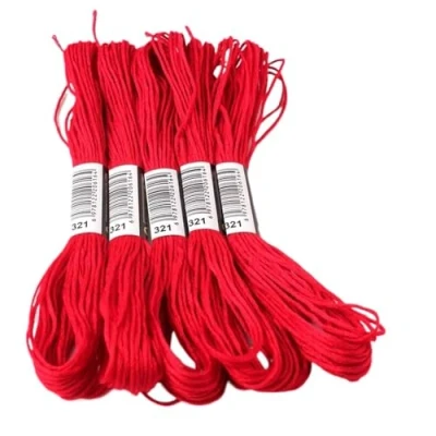 Imagen de XPJYUA Hilo Bordar 10 Piezas Hilos de Punto Cruz/Hilo Cruz/Colores Personalizados(321)