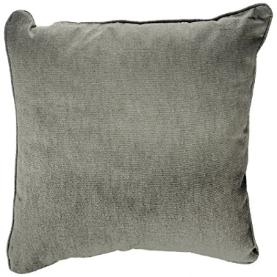 Imagen de Fusion &quot;La Sorbona, Color Liso Cojín Relleno, algodón, carbón Vegetal, 43 x cm, Gris Oscuro, 43x43 cm Filled Cushion