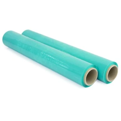 Imagen de OFITURIA Film para Embalar 50 cm de Ancho y Estirable Hasta 300 Metros Longitud Rollo Elástico Manual Embalaje Industrial (Verde, 2)