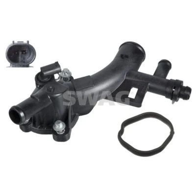 Imagen de SWAG 40 10 3086 Bridas con junta OPEL: Mokka / X, Astra J Hatchback, Corsa E Hatchback