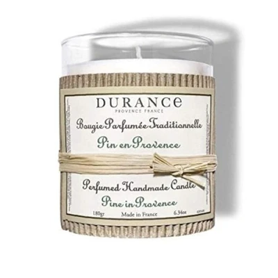 Imagen de Durance vela perfumada de pachulí hecha a mano, 180 g, lujo con tarro cristal, 40 horas combustión larga, aromaterapia fragancia para el hogar