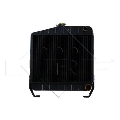 Imagen de NRF EASY FIT 53657 Radiador, refrigeración del motor 500 390 71 con tapa de cierre, caperuza Aletas soldadas