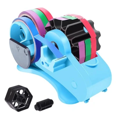 Imagen de Dispensador Cinta Adhesiva, Celo Automático, de Porta Celo, Portacelo, Para Anchos Adhesiva Hasta 1 4 cm