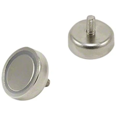 Imagen de FIRST4MAGNETS N42 Magnet de Bote Neodimio Con Perno M4 Para Artes, Manualidades, Fabricacion Modelos, Bricolaje, Pasatiempos, Oficina Y Hogar 20mm Diametro x 7mm Espesor 15.8kg