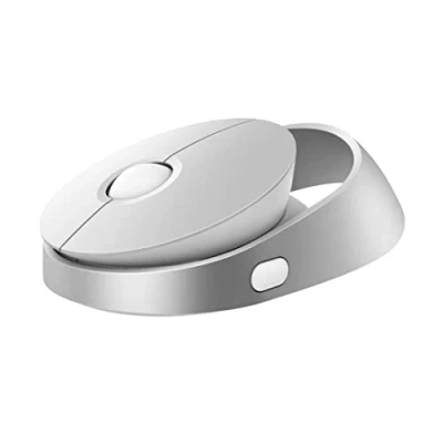 Imagen de Ratón inalámbrico Rapoo Ralemo Air 1, Silecioso, Hasta 10 m, Bluetooth 5.0, 3.0, Plug &amp; Play, 1600 ppp, Blanco