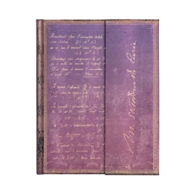 Imagen de Hardcover Notizbuch Marie Curie, Die Wissenschaft der Radioaktivität Ultra Liniert: Hardcover, Wrap Closure, 120 gsm, ribbon marker, memento pouch (Embellished Manuscripts Collection)