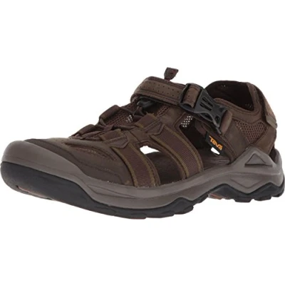 Imagen de Teva Sandalia Omnium 2 Leather Punta Descubierta Hombre, Marrón (Turkish Coffee Tkcf), 39.5 EU