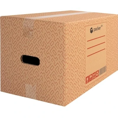 Imagen de packer PRO Pack 10 Cajas Carton para Mudanzas y Almacenaje Ultra Resistentes con Asas 500x300x300mm
