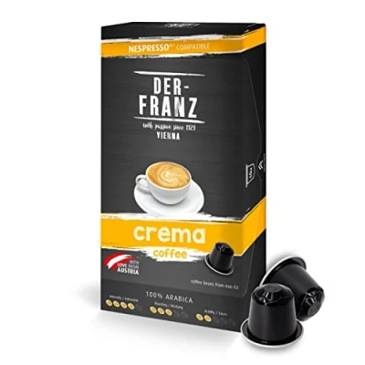 Imagen de Cápsulas de café compatibles con Nespresso, 1 x 10 Cápsulas, Crema