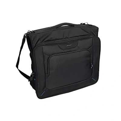 Imagen de Lightpak Kleidersack aus Polyester, Anzugtasche und Kleidertasche im Business Look mit Schultergurt Portatraje de Viaje 60 Centimeters Negro (Schwarz)