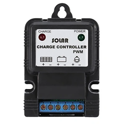 Imagen de Controlador de Carga Solar, Regulador Inteligente Panel 6V / 12V 3A con el indicador del LED