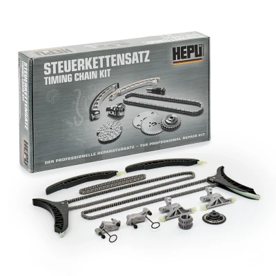 Imagen de HEPU 21 0638 Juego de cadena distribución con rueda dentada cigüeñal dentada, cerrada, Símplex BMW: 5 Berlina, X6, X5