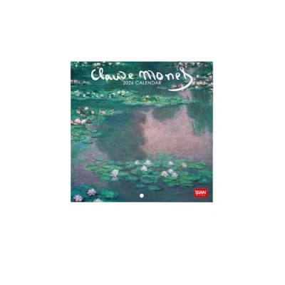 Imagen de Calendario 2026 Pared Mes Vista Claude Monet Legami