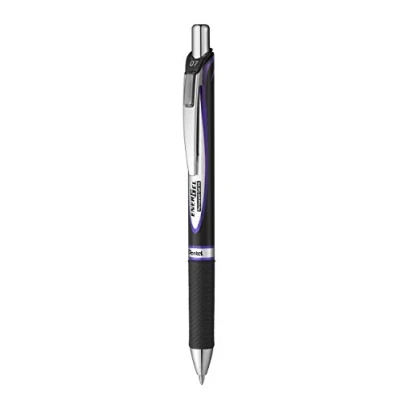 Imagen de Pentel BLP77 VX Documento Energel con mecanismo de presión, tinta resistente al agua y a la luz, indeleble según ISO 27668 2, 1 unidad, color morado