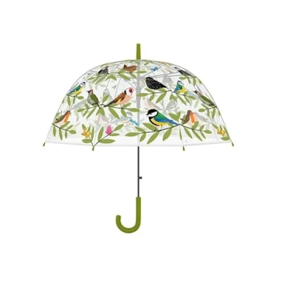 Imagen de Esschert Design Pájaros paraguas transp., blanco