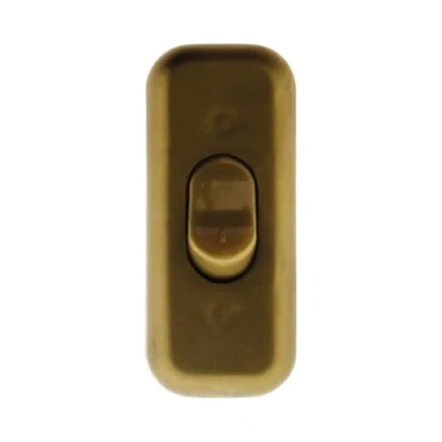 Imagen de Zenitech Interruptor 2A Bipolar dorado