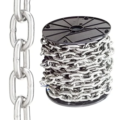 Imagen de Cadena en rollo zincada 8 mm.(rollo 20 metros)