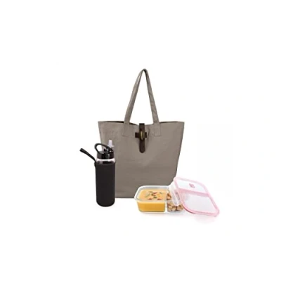 Imagen de Iris Barcelona NATURAL LUNCHBAG Gris Algodon