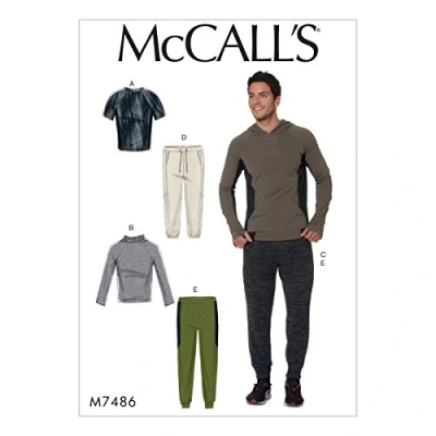 Imagen de MCCALL &#039;s Patterns Tops y Pantalones de Hombre, Multicolor, tamaños s l p, 121 x 182 cm