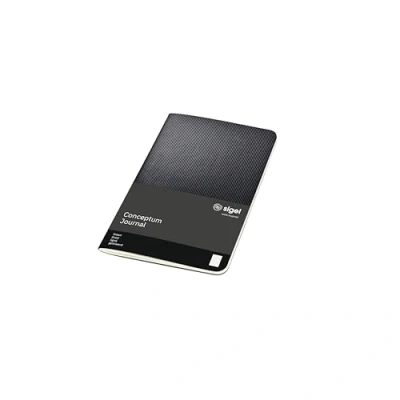 Imagen de SIGEL CO865 Cuaderno de notas, 9.3 x 14 cm, a líneas, Softcover, negro, Conceptum