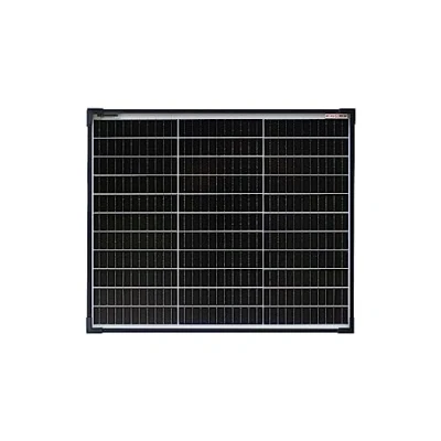 Imagen de enjoy solar 50W 12V Panel monocristalino, 182mm células solares 10 barras colectoras ideal para autocaravana, sistema de balcón, vivienda jardín, barco
