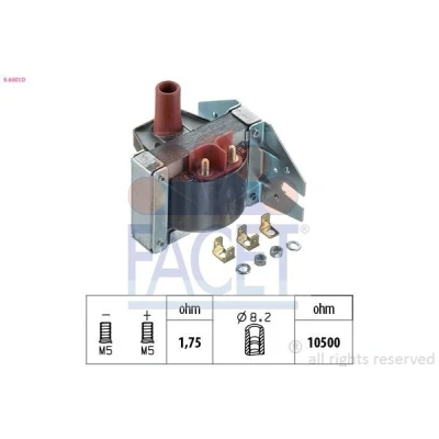 Imagen de Bobina de encendido FACET 9.6001D