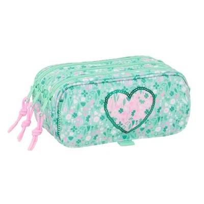 Imagen de Safta Cuore Portatodo Triple Big, Estuche Infantil, Niño, Ideal para Niños en Edad Escolar, Cómodo y Versátil, Calidad Resistencia, 21.5x8x10 cm