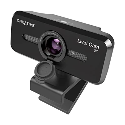 Imagen de Webcam Creative Live! Cam Sync 3, 2K, 2560x1440 px, Negro
